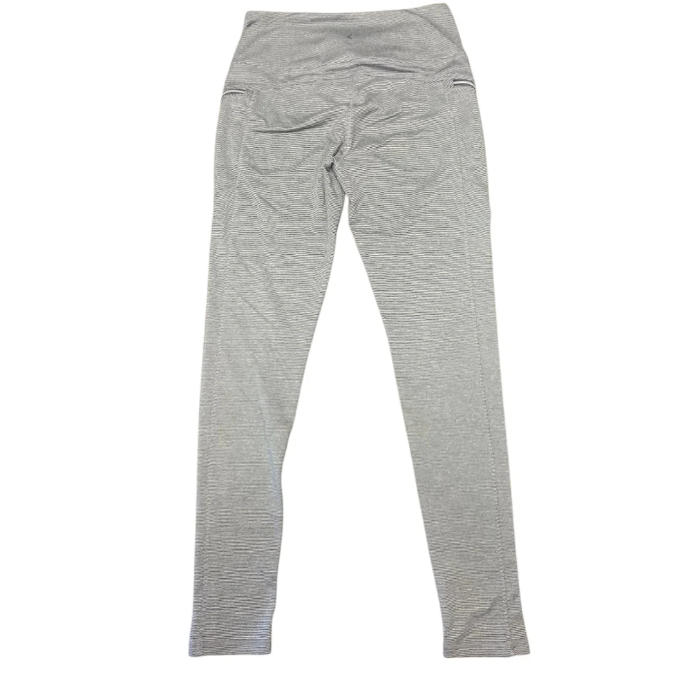 Kyodan Striped Gray Athletic Leggings Size M